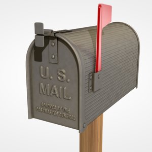 3d mailbox mail box