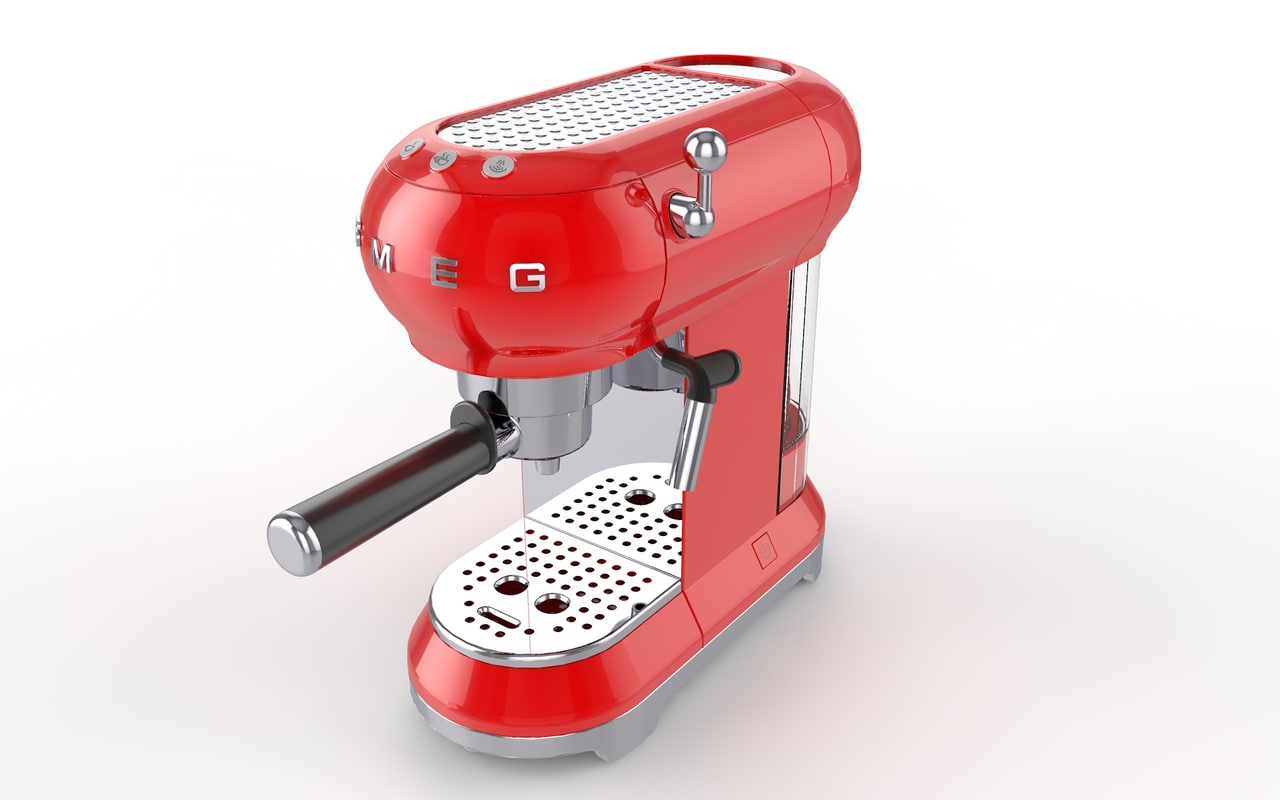 3d smeg coffee maker