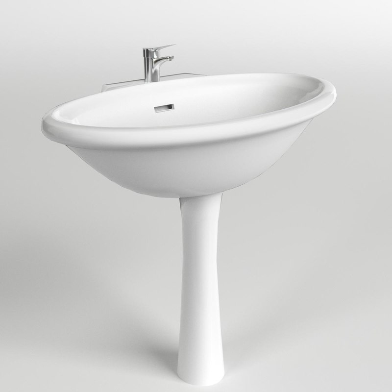 basin sketchup wash 3d model wash washbasin basin 3d model