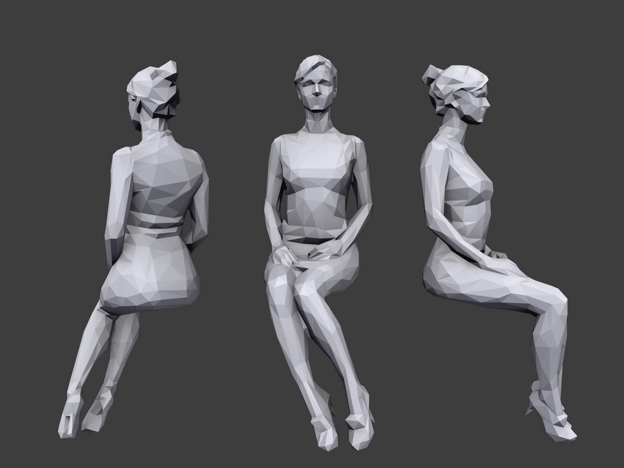 Сайт 3 д моделей. Low Poly 3d модели. Трехмерная модель человека. Трехмерные модели девушек. Моделька человека.