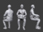 people sitting pack 3d max