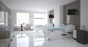 hospital room 3d model