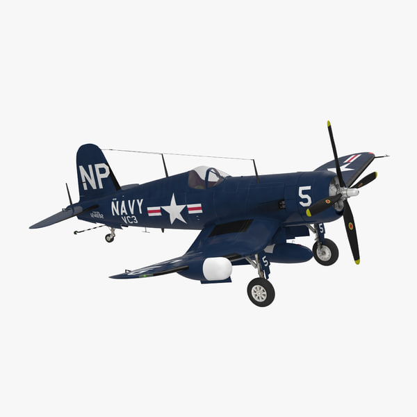 3d navy fighter f4u 5nl