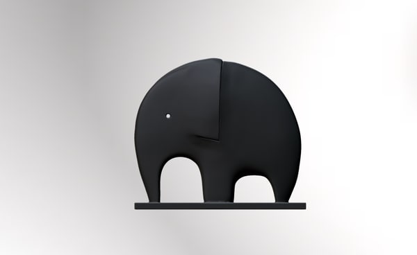 3d elephant 3dp animation studio