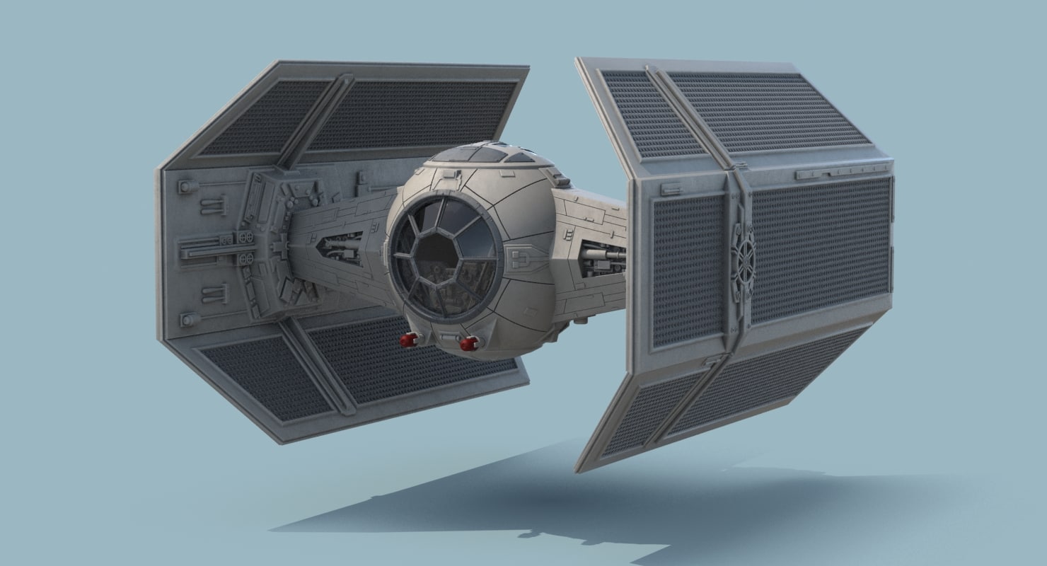 vader on tie fighter