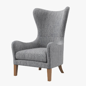 jackson wingback chair s 3d max
