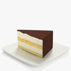 3d model cake souffle s