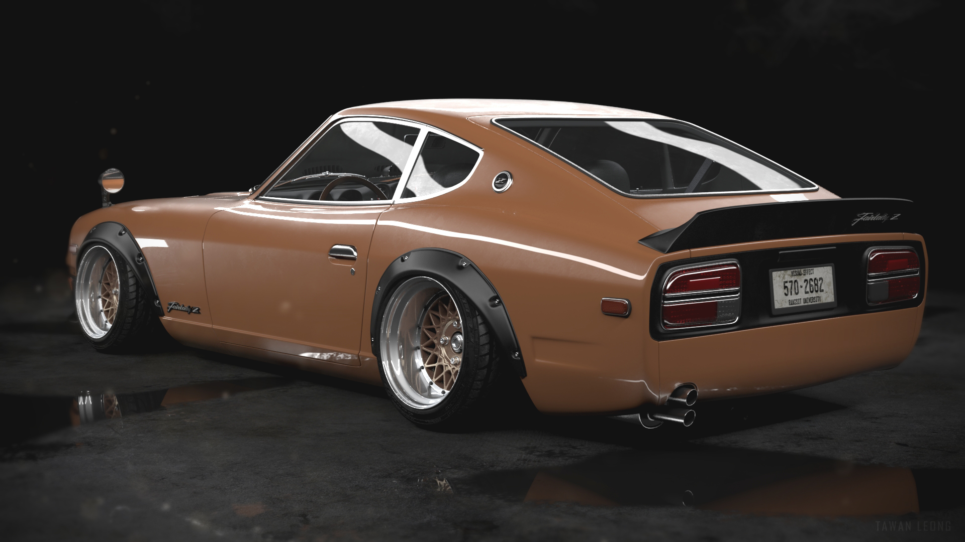 Nissan 240z рисунок