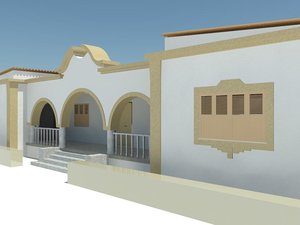 portuguese architecture revit 3d model