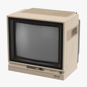 3d commodore 64 monitor - model