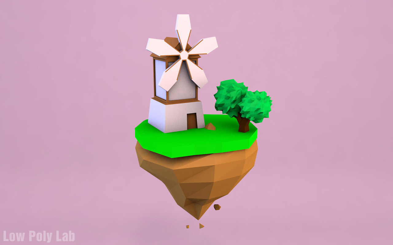 island 3d model