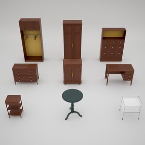 3d furniture table model