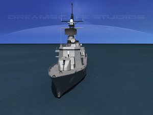 3d model of takanami class destroyer dd-110
