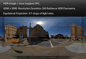 SAN FRANCISCO CITY INTERSECTION # 2, 360 PANORAMA "543