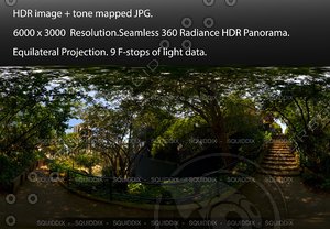 SAN FRANCISCO PARK PATH  # 3, 360 PANORAMA "552