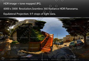 MACONDRAY STEPS IN SAN FRANCISCO, 360 PANORAMA "553