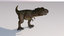 tyrannosaurus rex rigged modeled c4d