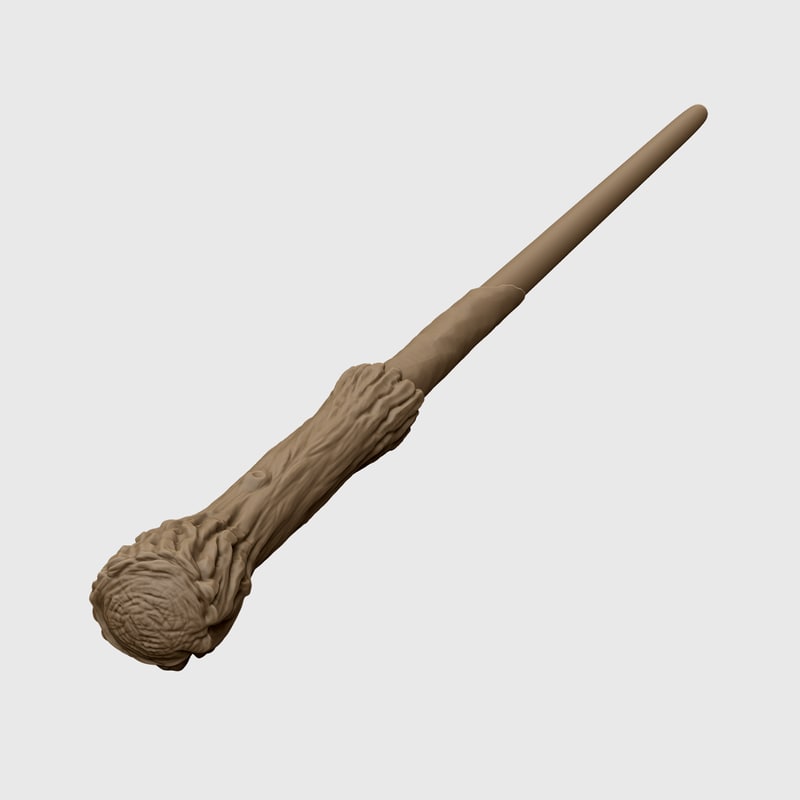 3d harry potter magic wand model