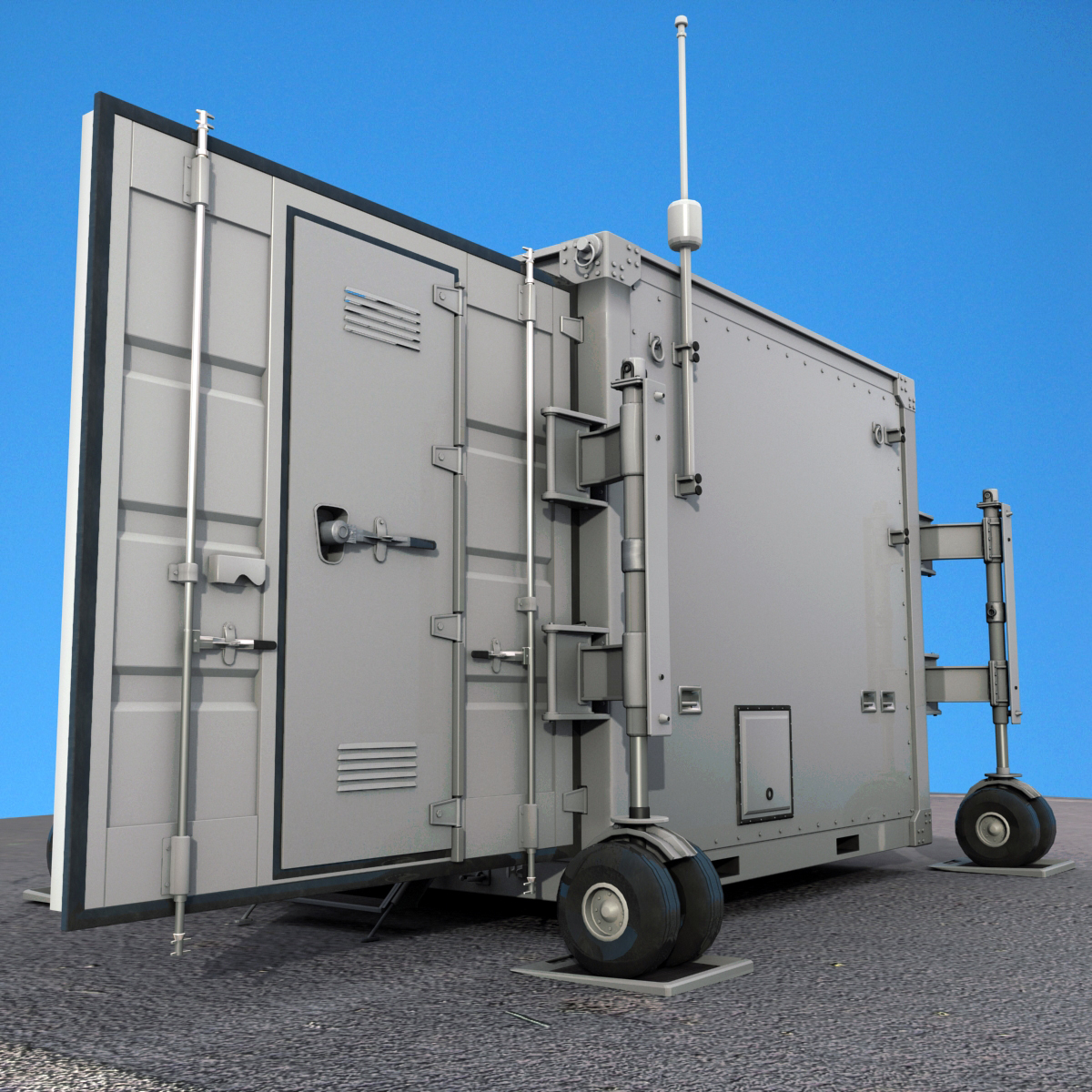 uav drone container 3d model