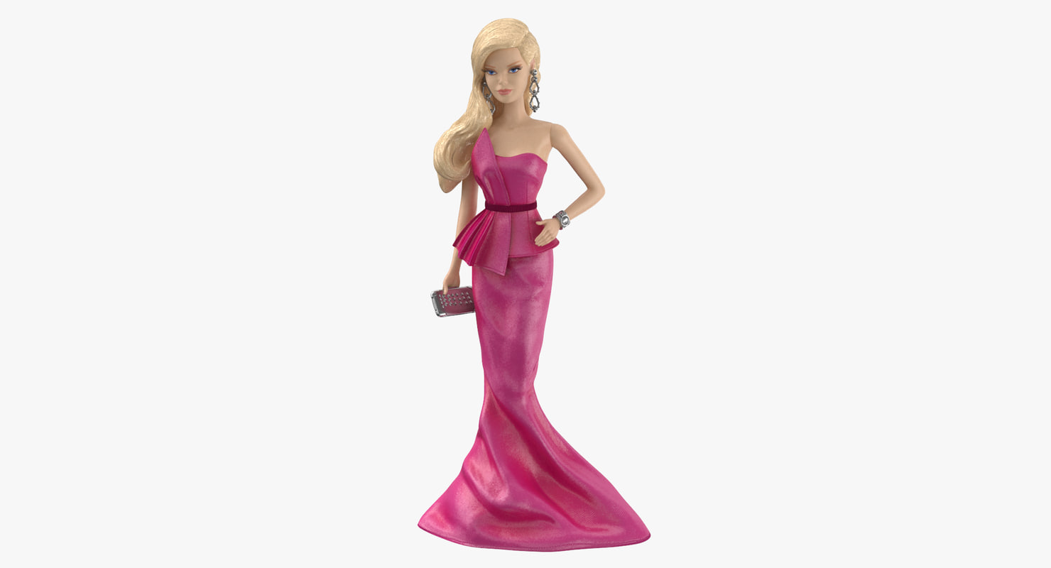 3d barbie doll 01