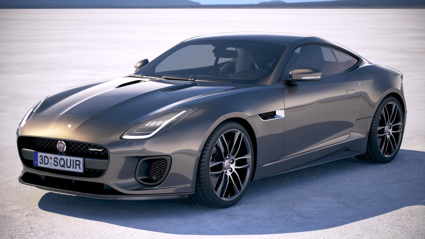F Type Coupe Dynamic 3d Model