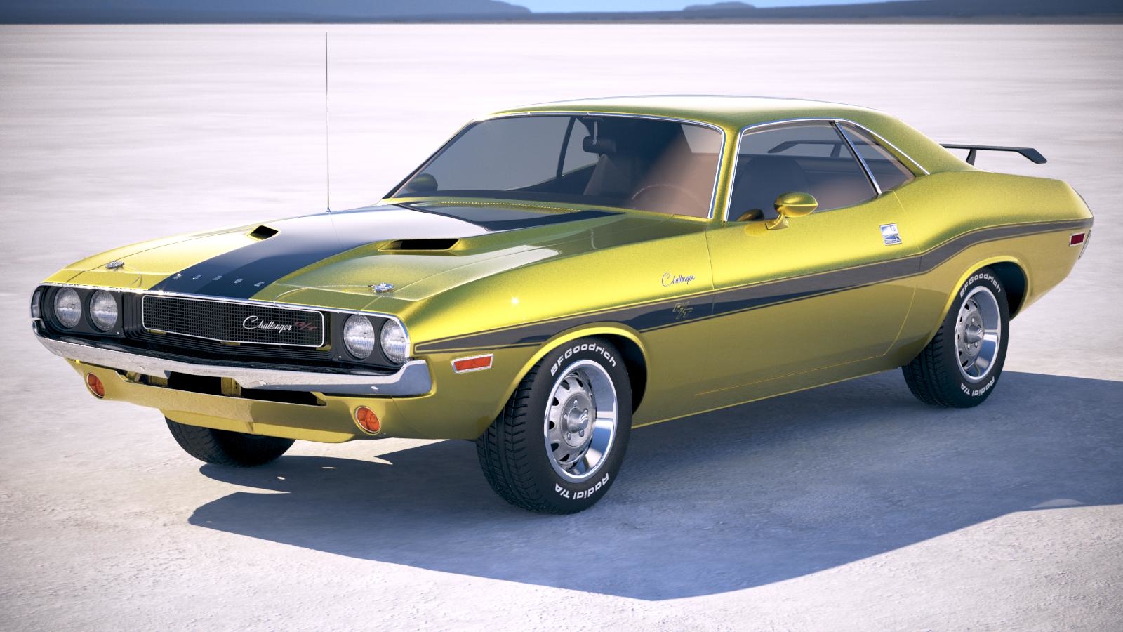 Dodge Challenger 1970 Mit Interieur