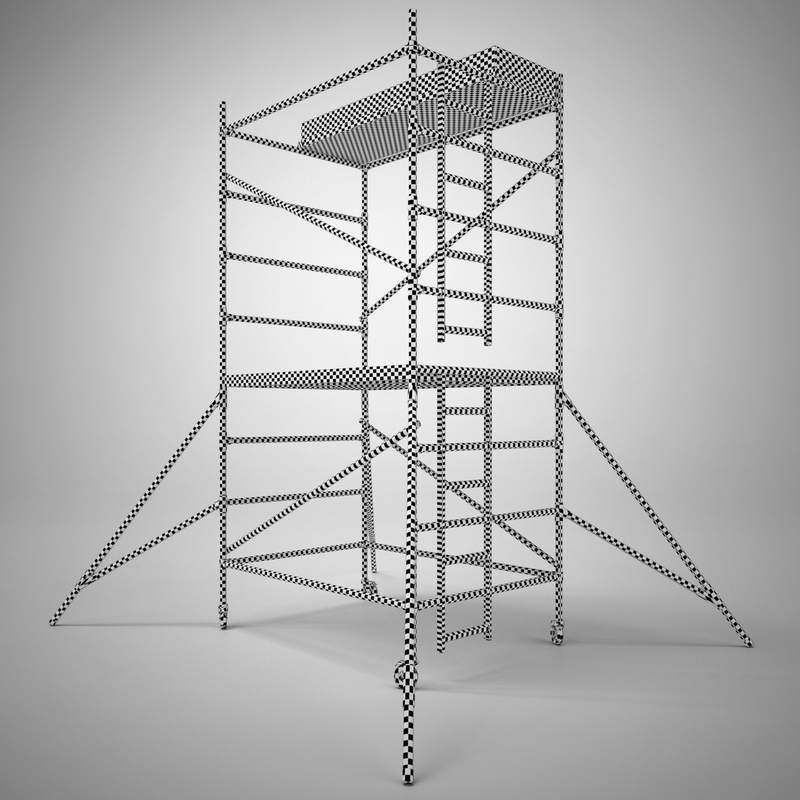 Torre De Andaime Modelo D Turbosquid