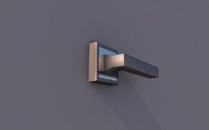 3d model door handle