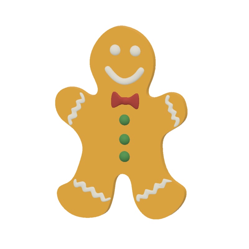 dxf gingerbread man