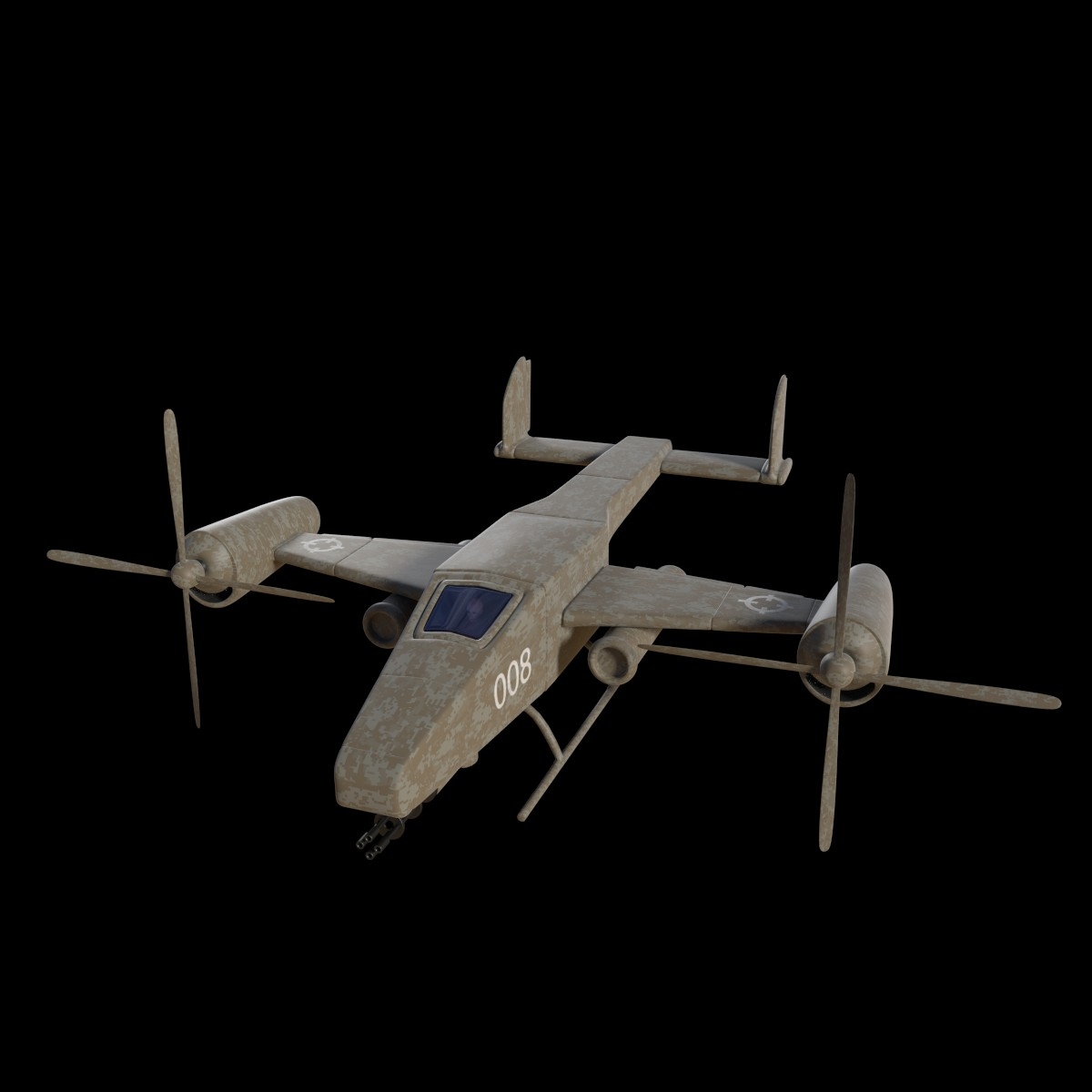 livre Convertiplane Modelo 3D TurboSquid 1135482