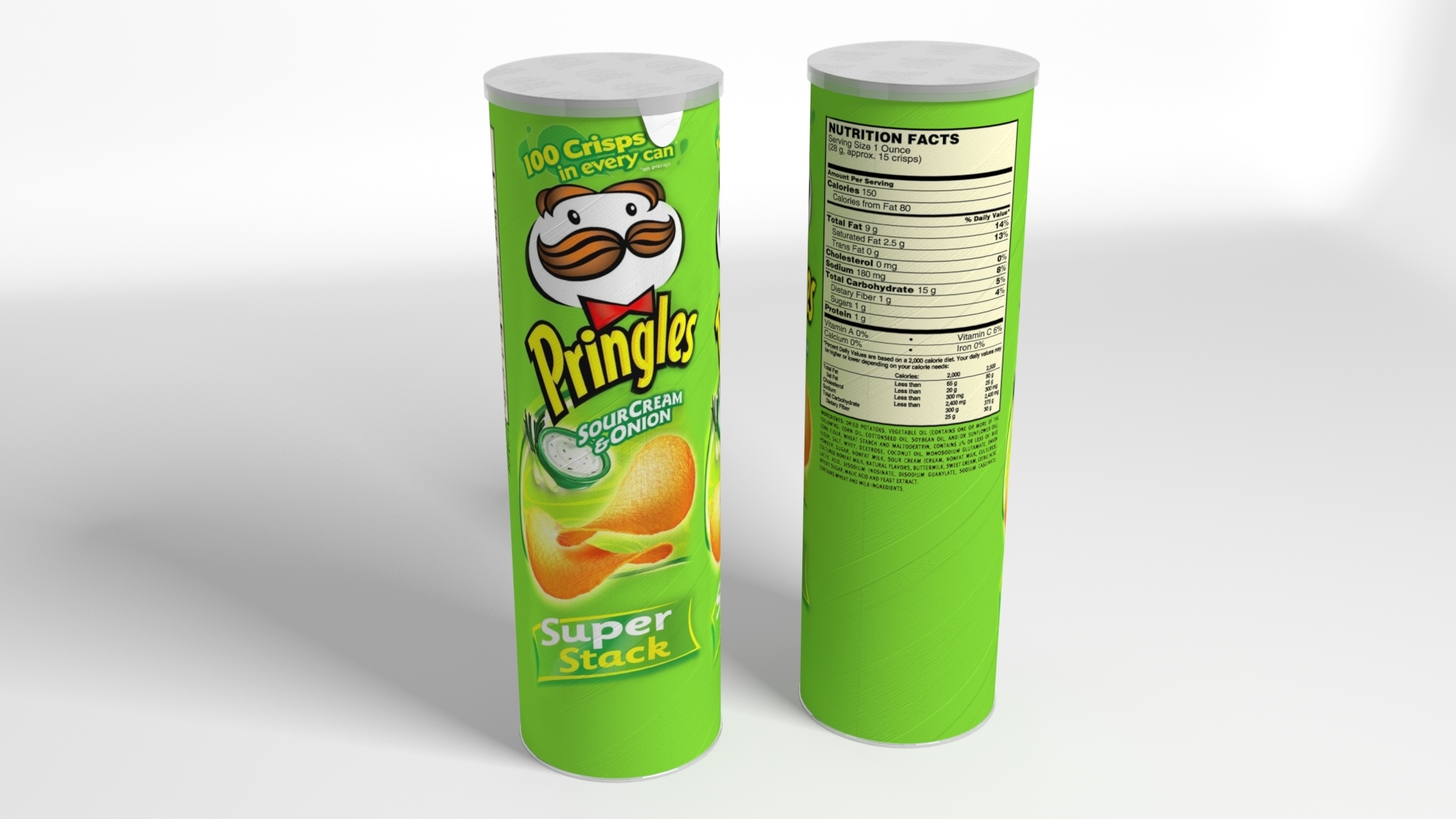 pringles cans potato 3d max