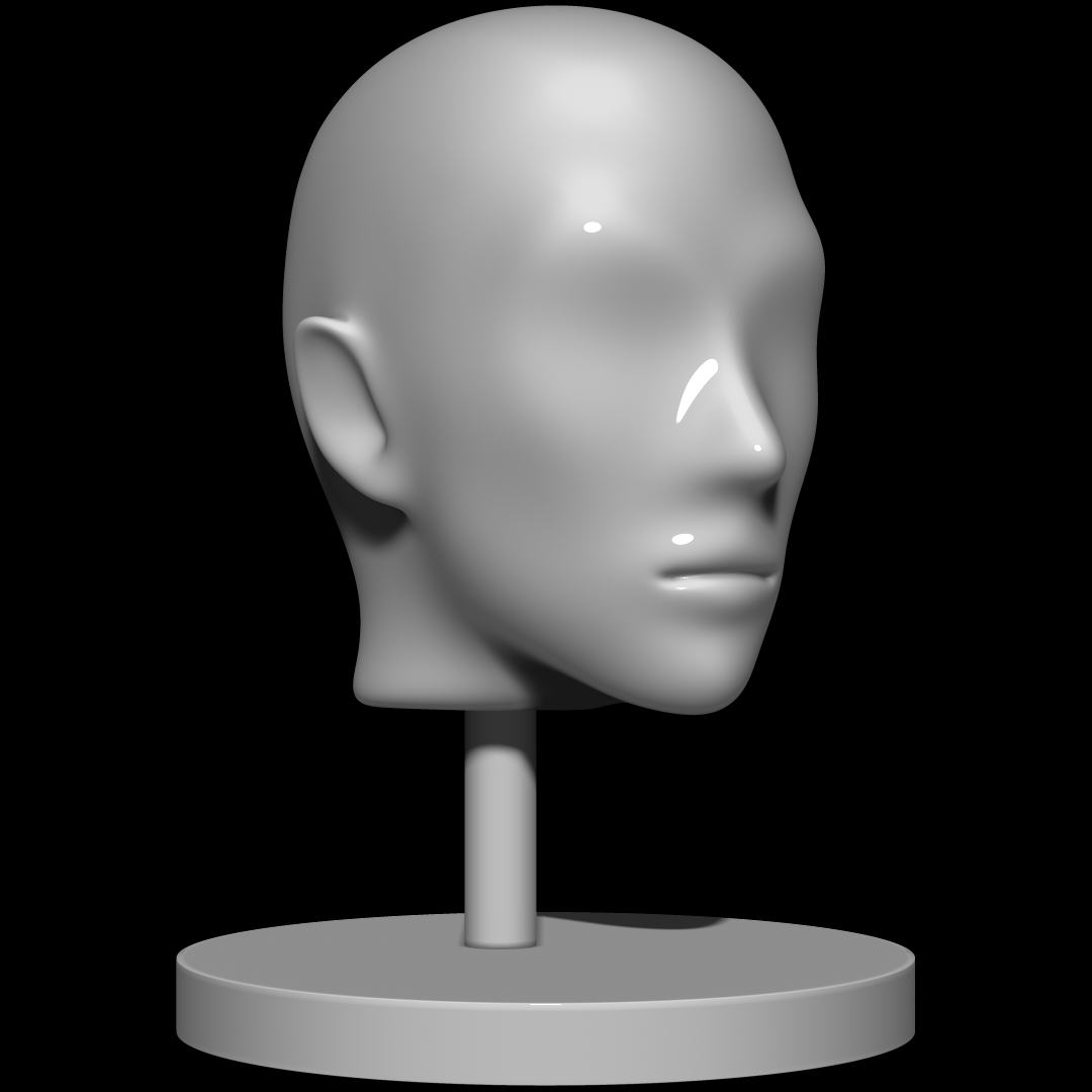 mannequin head 3d 3ds