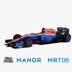 3d model manor mrt05 wheels