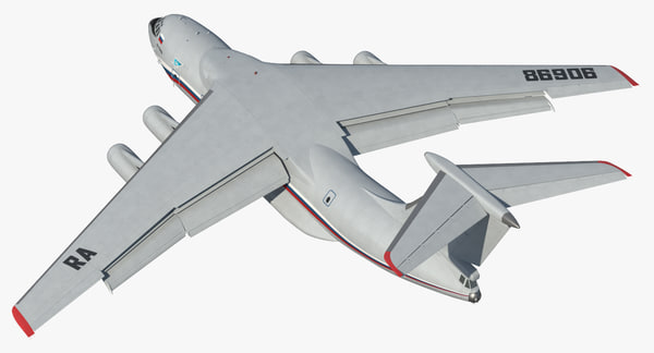 3d Ilyushin Il-76td S Civilian Model