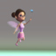 rigged fantasy fairy butterfly 3d model