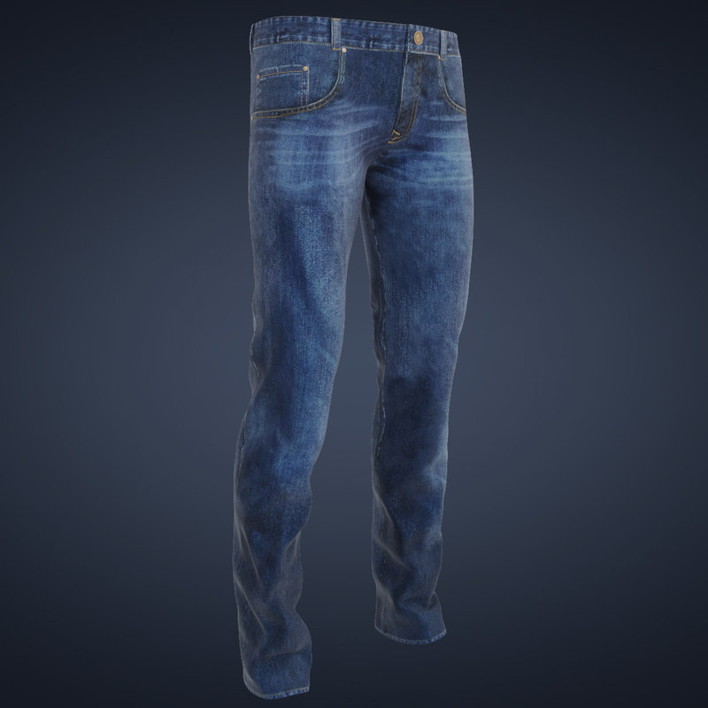 blue rough jeans