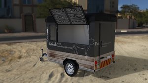 trailer foodtruck 3d model