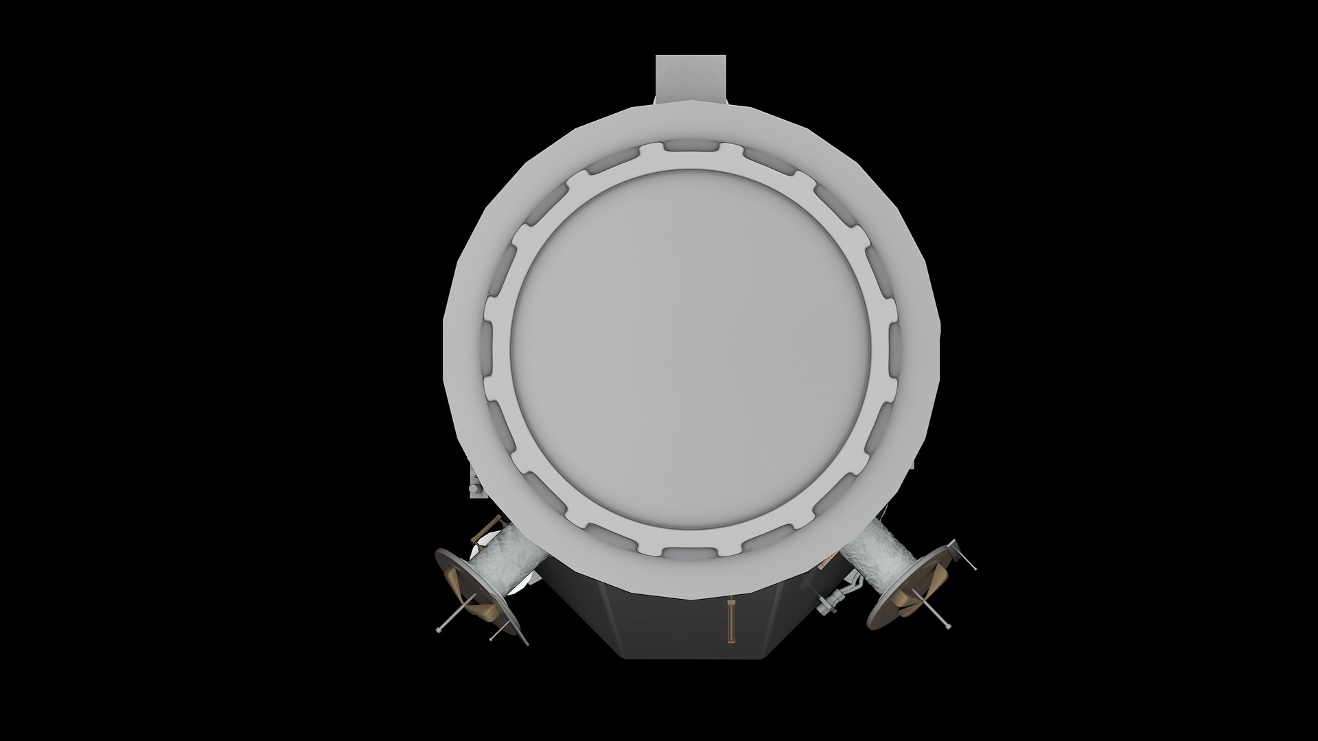 Iss Pressurized Mating Adapter 3d Model