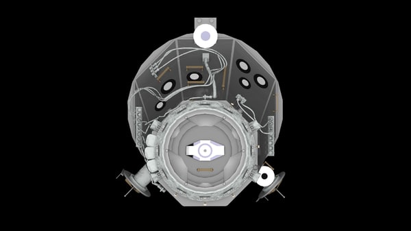 iss pressurized mating adapter 3d model