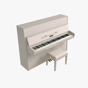 3d model reismann upright piano