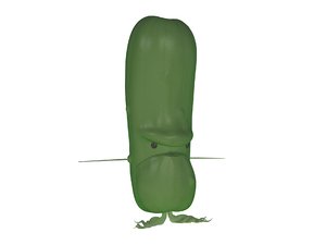3d pickle man model