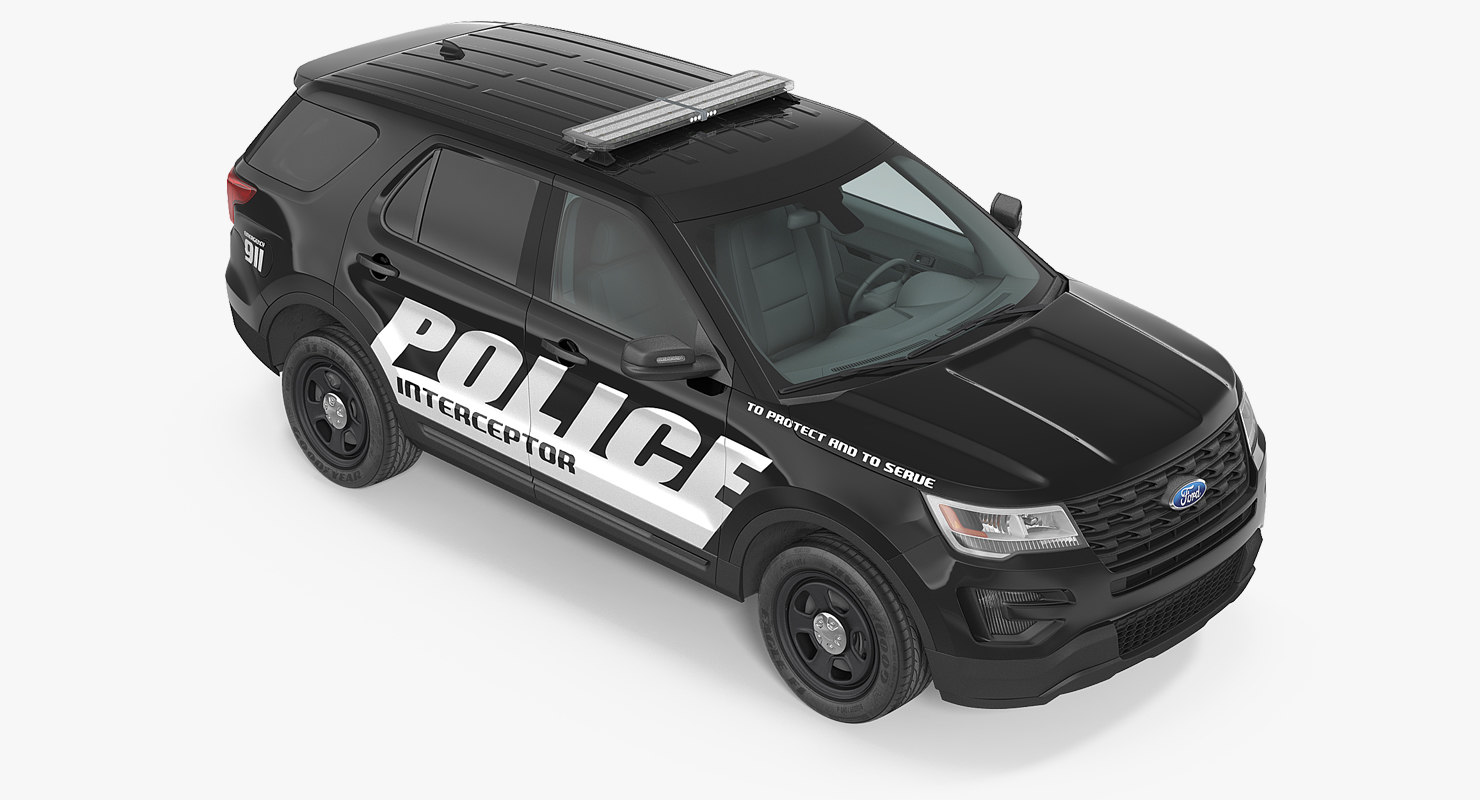 police interceptor unit 2016 3d max