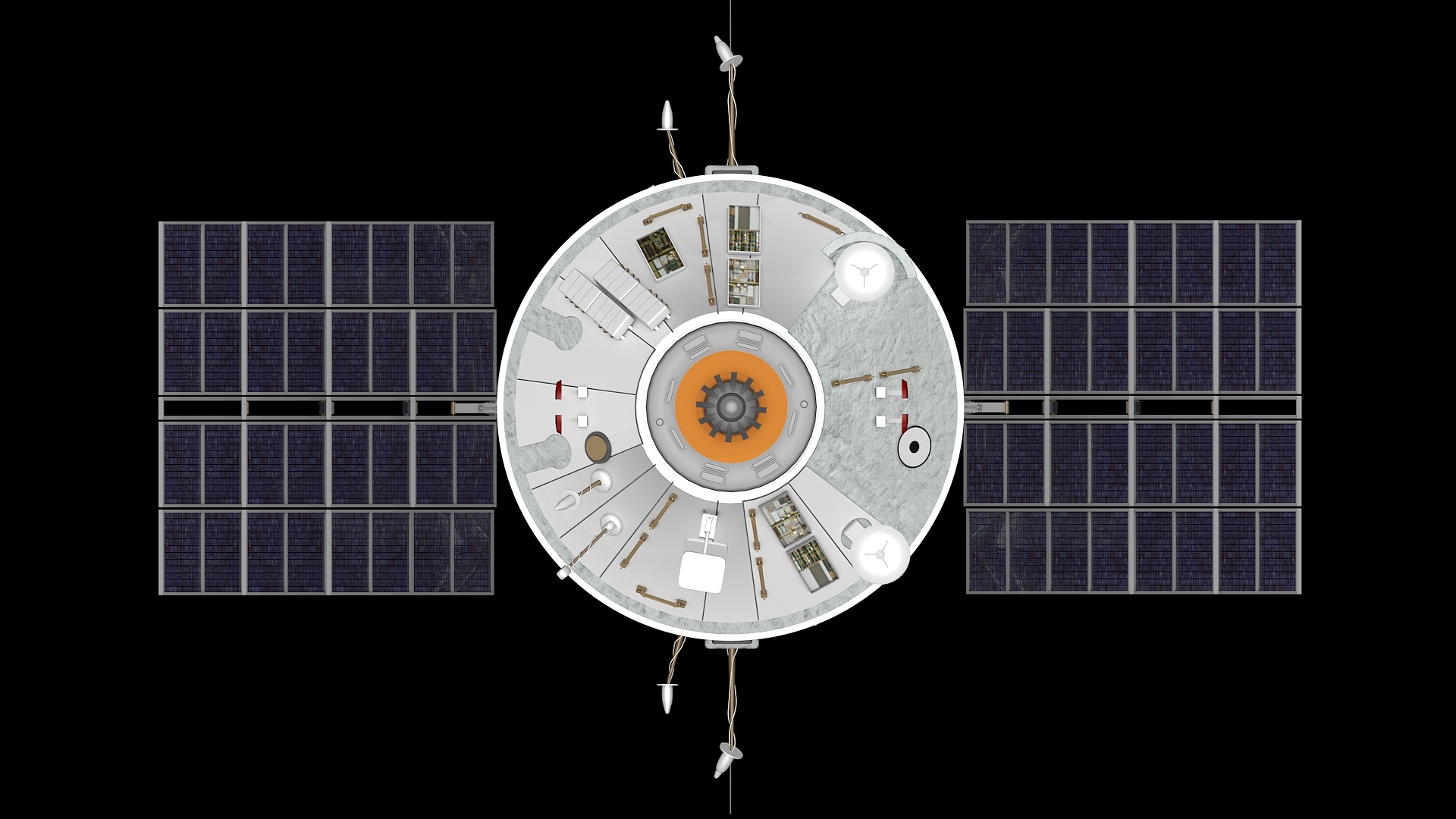 3d iss module zarya fgb model