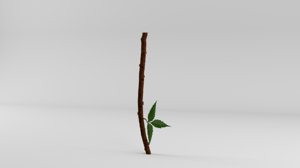 free neem twig 3d model