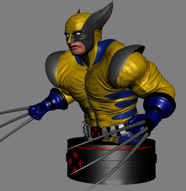 wolverine mini bust