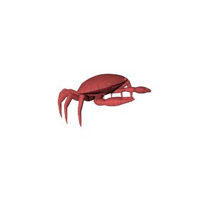 3d model base mesh crab