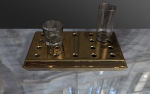 3d bar tray