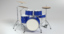 3ds musical instrument drum set