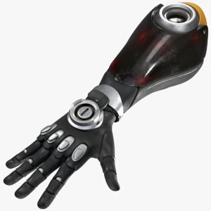 3d sci-fi glove