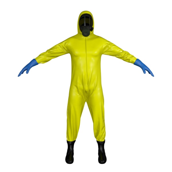 3d hazmat suit model